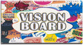 3 in 1 Vision Board: Decorative, Foldable, Dry Erase Vision Board Kit with 200+ Motivational Stickers. 27” X 17” Board to Manifest Your Goals Using Law of Attraction (Zion)